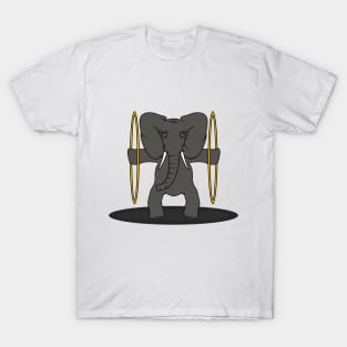 Elephant as Arthist at Circus T-Shirt